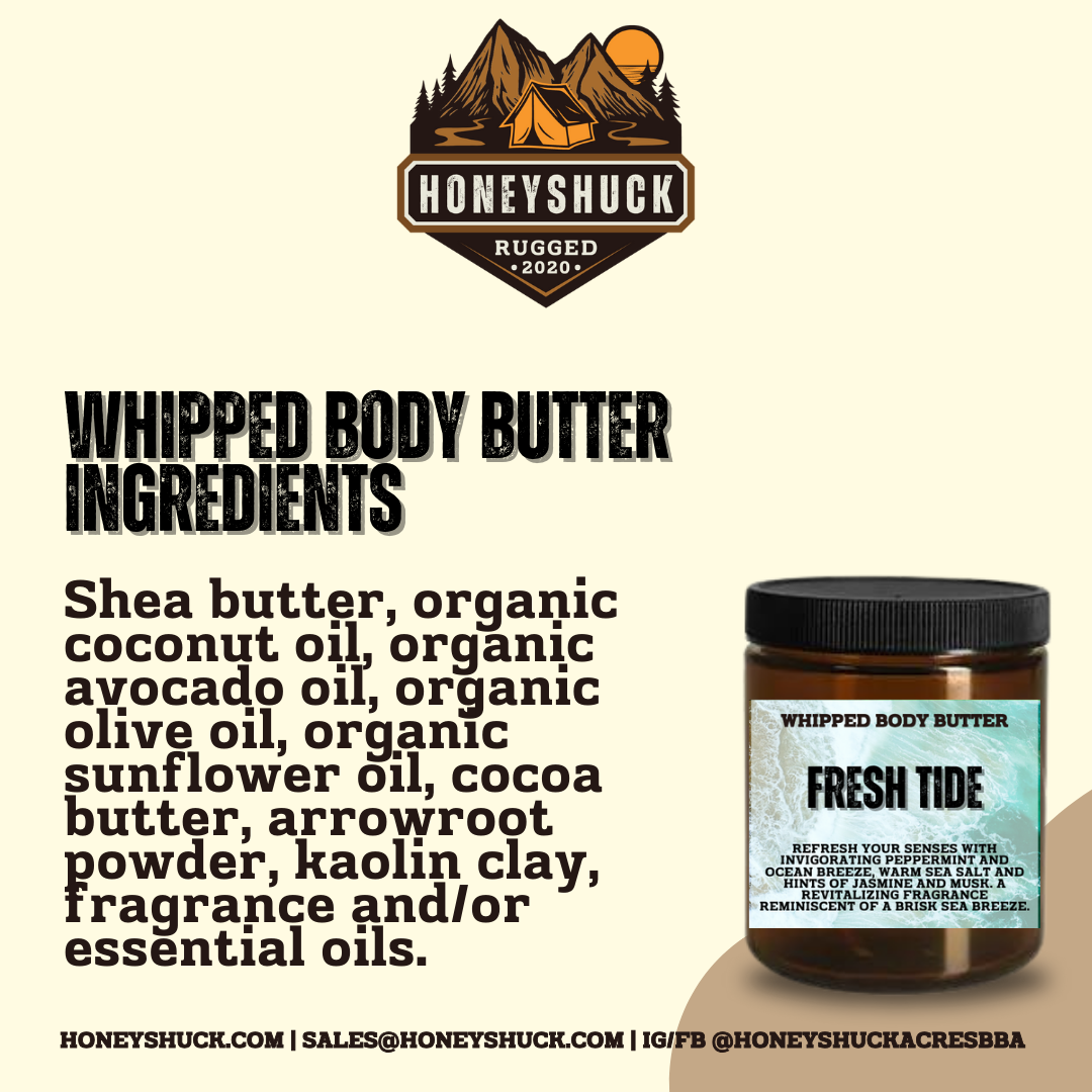 Rugged Whipped Body Butter | 8 oz Jar
