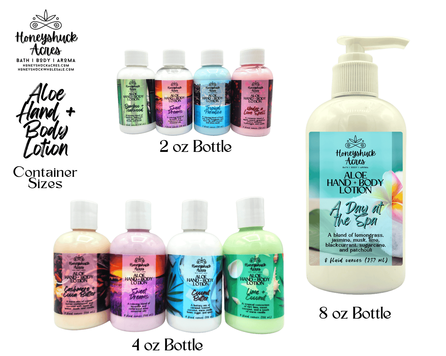Aloe Hand + Body Lotion | Tea Tree + Eucalyptus | Vegan