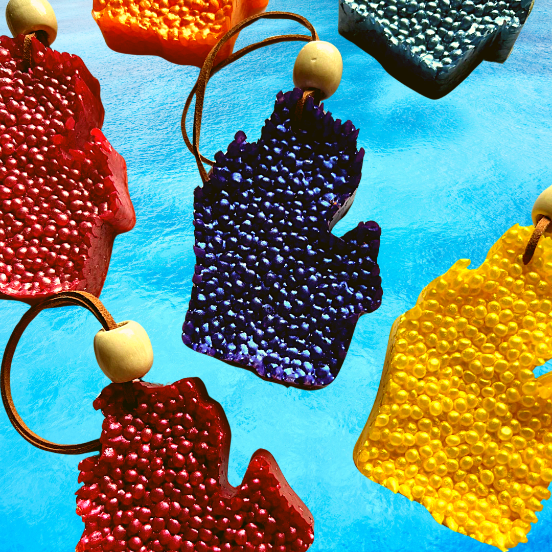 Michigan Freshie | Choice of Scent | Aroma Bead Air Freshener Ornament Ornie