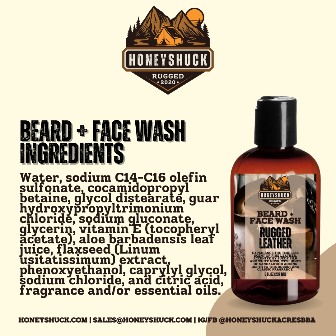 Rugged Beard + Face Wash | 4 fl oz