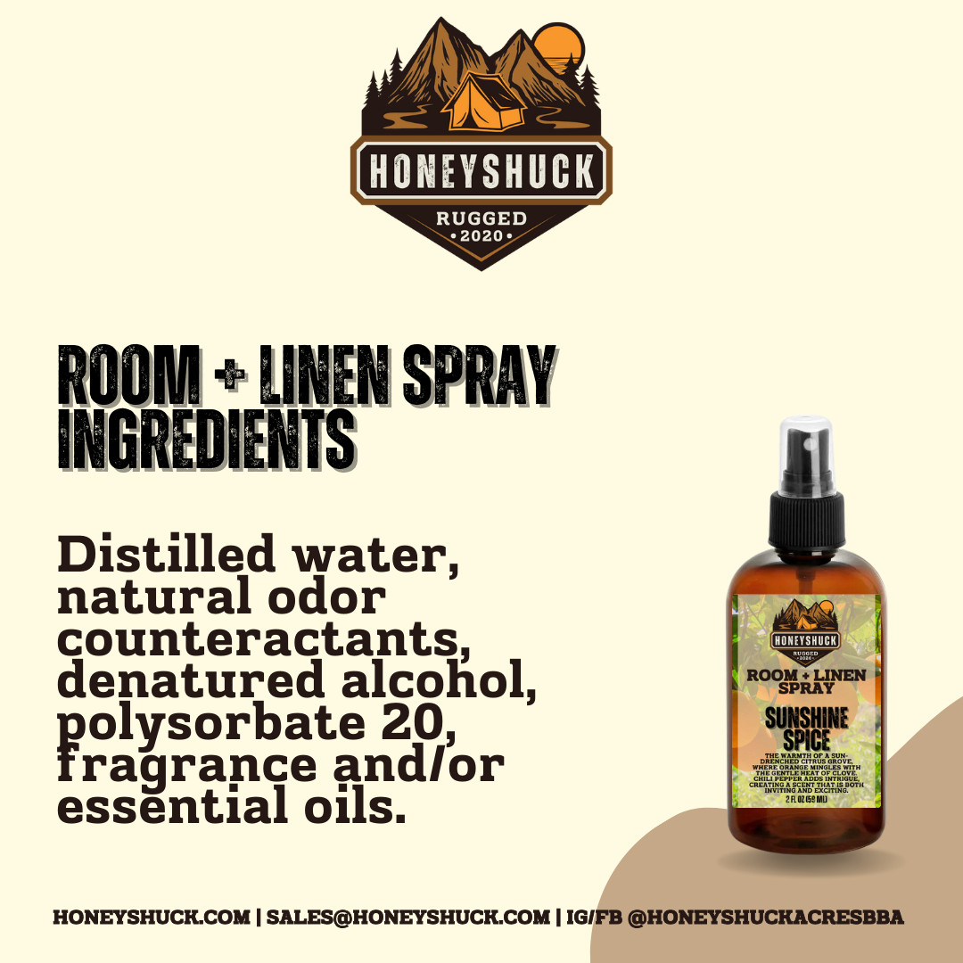 Rugged Room + Linen Spray | 2 fl oz | Choice of Scent