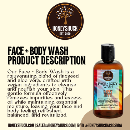 Face + Body Wash | 4 fl oz | Choice of Scent