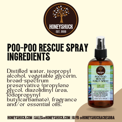 Poo-Poo Rescue Toilet Spray | 4 fl oz | Choice of Scent