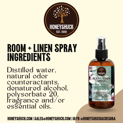 Room + Linen Spray | 4 fl oz | Choice of Scent