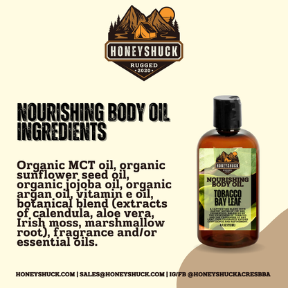 Rugged Body Oil | 4 fl oz | Choice of Scent