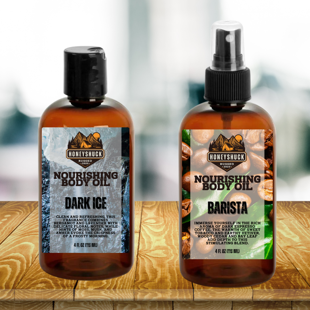 Rugged Body Oil | 4 fl oz | Choice of Scent