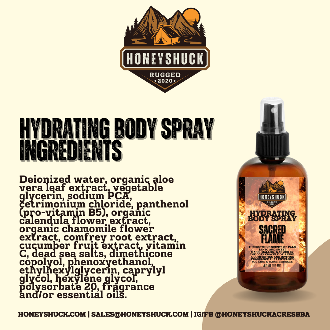 Rugged Body Spray | 4 fl oz | Choice of Scent