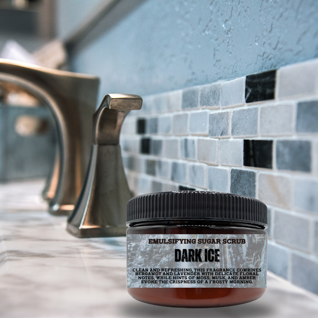 Rugged Body Sugar Scrub | 4 oz Jar | Choice of Scent | Net Wt 5 oz