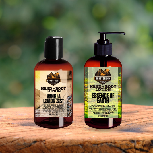 Rugged Hand + Body Lotion | 4 fl oz | Choice of Scent