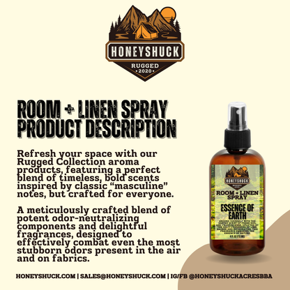 Rugged Room + Linen Spray | 4 fl oz | Choice of Scent