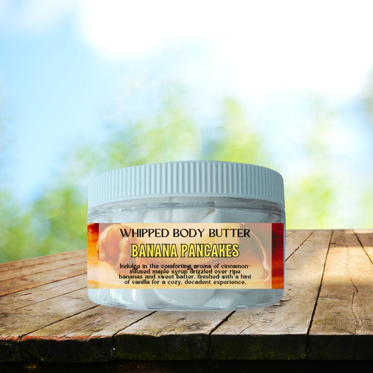 Whipped Body Butter | 4 oz Jar | Choice of Scent | Net Wt 2 oz