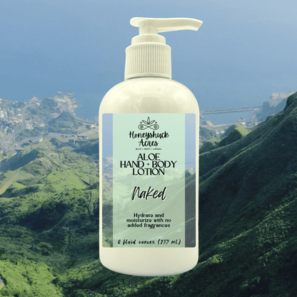 Aloe Hand + Body Lotion | Naked | Unscented | Vegan