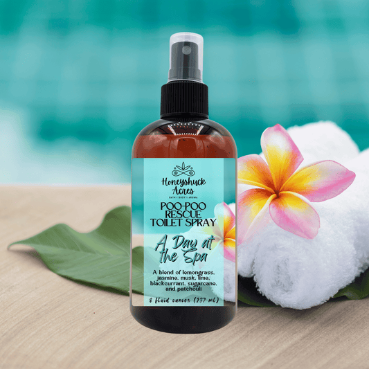 Poo-Poo Rescue Toilet Spray | A Day at the Spa | Bowl + Air Freshener