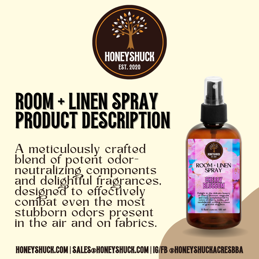 Room + Linen Spray | 8 fl oz | Choice of Scent