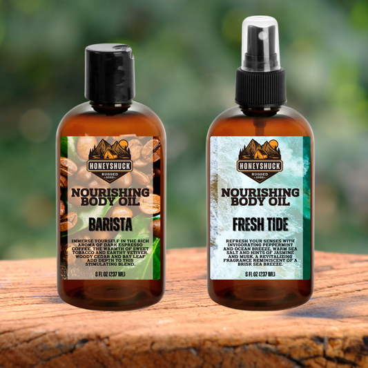 Rugged Body Oil | 8 fl oz | Choice of Scent