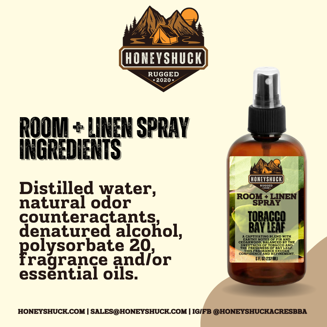 Rugged Room + Linen Spray | 8 fl oz | Choice of Scent