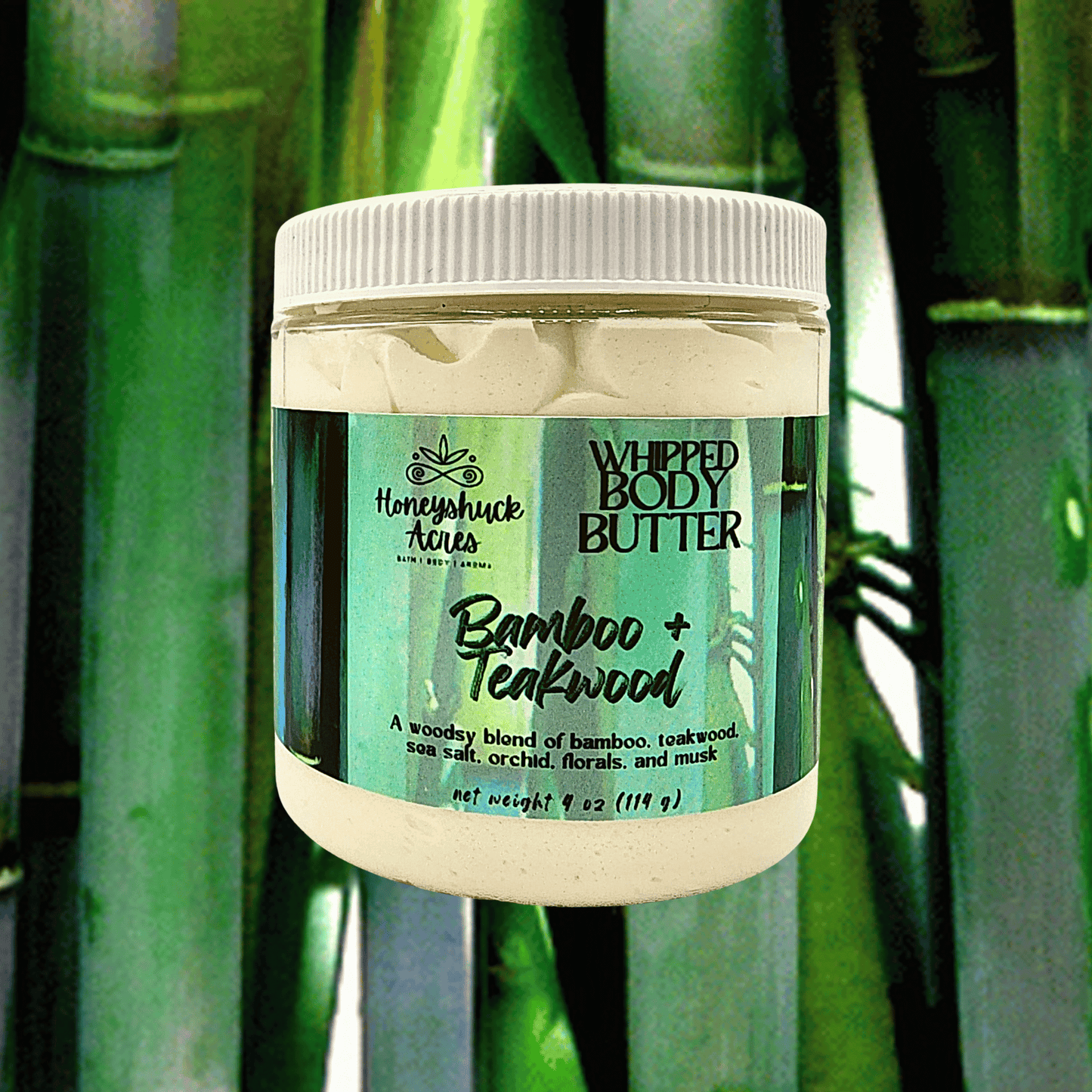 Whipped Body Butter | Bamboo + Teakwood | Vegan