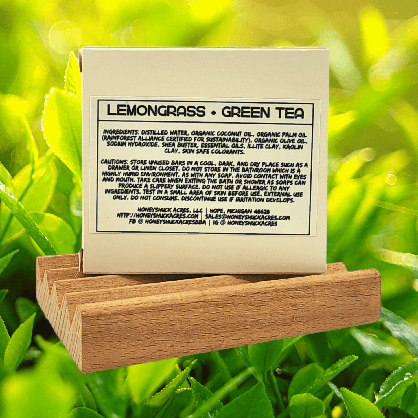 Rugged Edge Bar Soap | Lemongrass + Green Tea | Hand + Body | Net Wt 4.5 oz