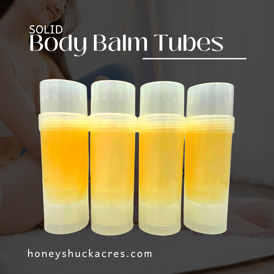 Body Balm Tube | Rugged Leather | Vegan Solid Lotion Bar