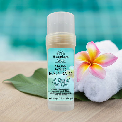 Body Balm Tube | A Day at the Spa | Vegan Solid Lotion Bar