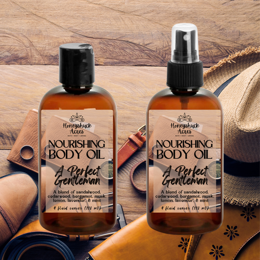 Nourishing Body Oil | A Perfect Gentleman | Choice of Size