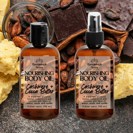 Nourishing Body Oil | Cashmere + Cocoa Butter | Choice of Size