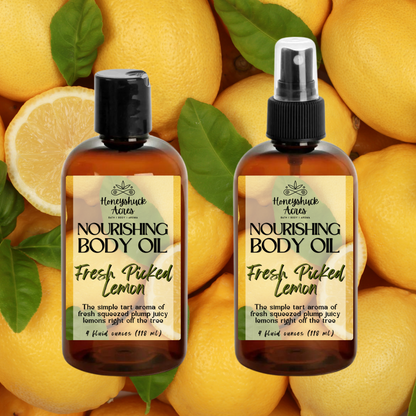 Nourishing Body Oil | Fresh Picked Lemon | Choice of Size