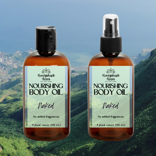 Nourishing Body Oil | Naked | Unscented | Choice of Size