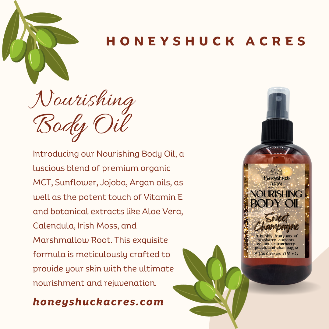Nourishing Body Oil | Raspberry + Vanilla | Choice of Size