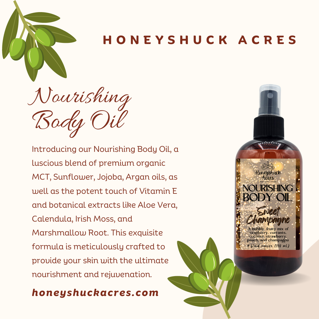 Nourishing Body Oil | Rugged Leather | Choice of Size