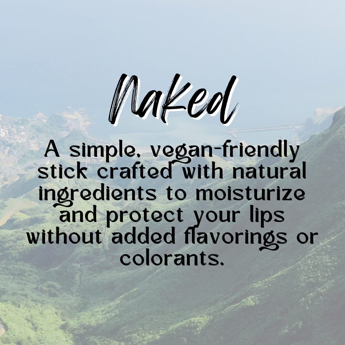 Lip Balm Tube | Naked | Unflavored | Vegan | Net Wt 0.15 oz