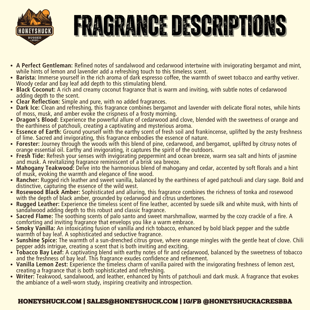 Rugged Beard + Face Oil | 2 fl oz | Choice of Scent
