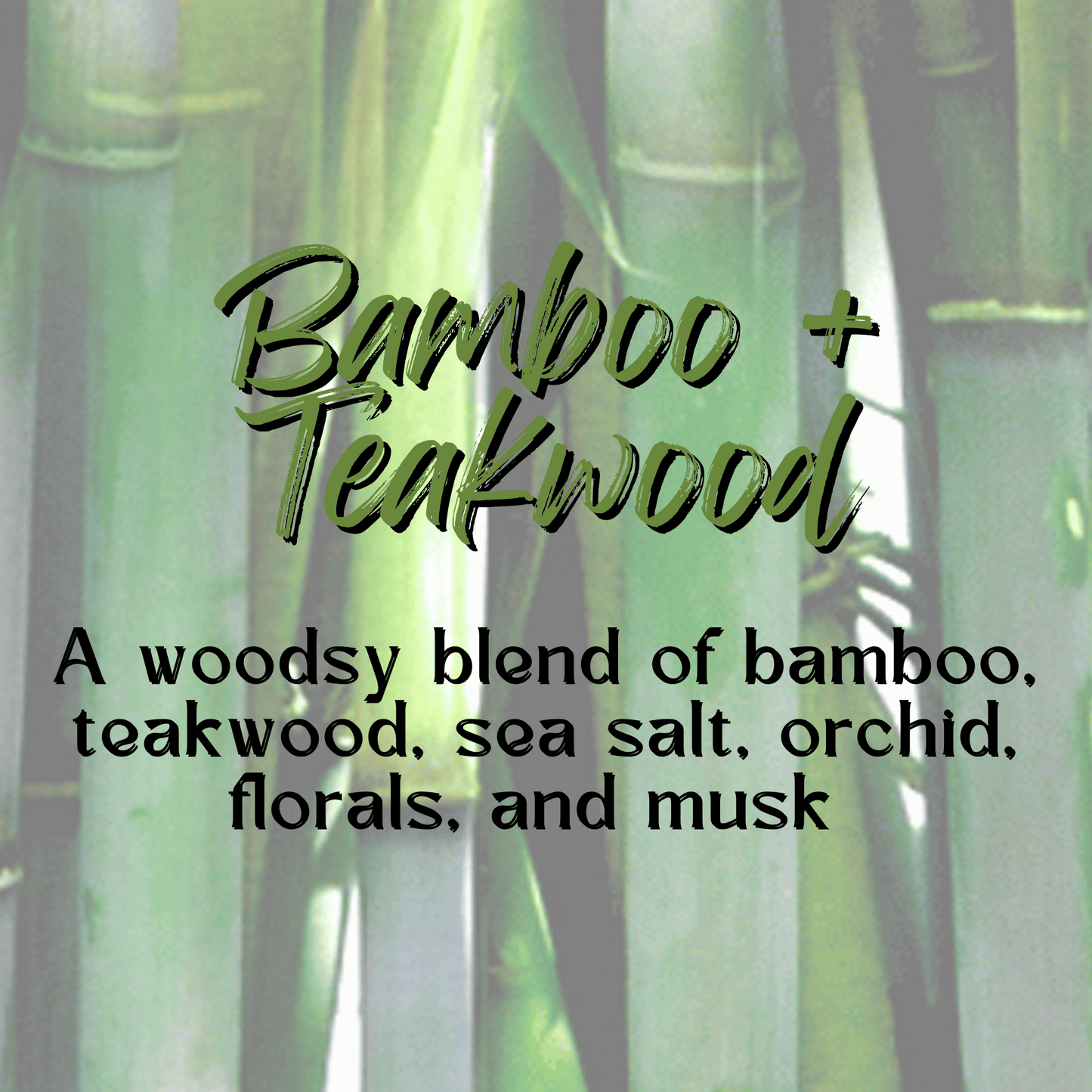 Emulsified Sugar Body Scrub | Bamboo + Teakwood | Choice of Size