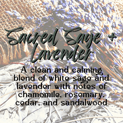 Nourishing Body Oil | Sacred Sage + Lavender | Choice of Size
