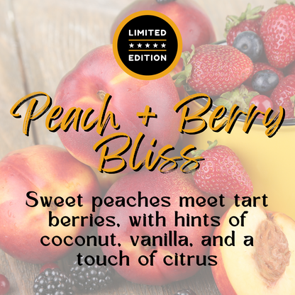 Limited Edition Car + Upholstery Spray | Peach + Berry Bliss | Odor Eliminating Air Freshener