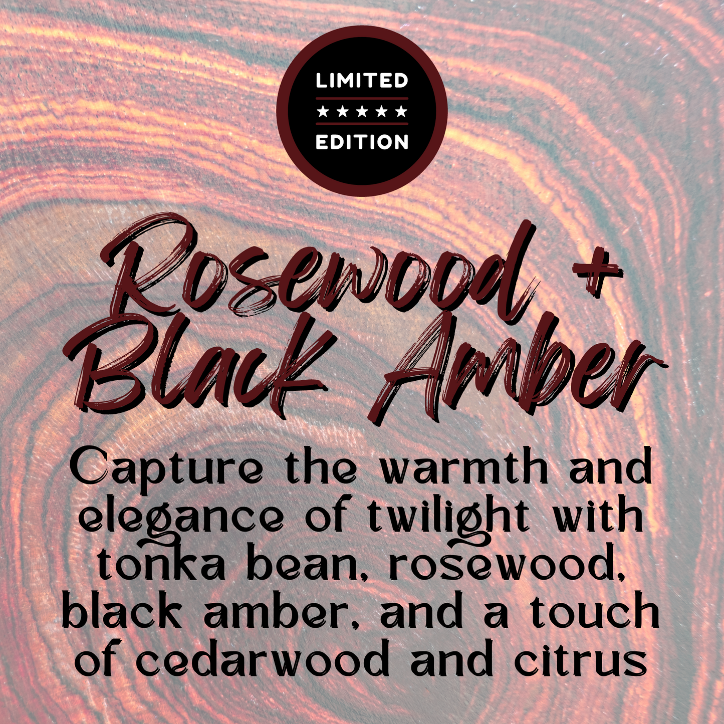 Limited Edition Hydrating Body + Hair Mist | Rosewood + Black Amber