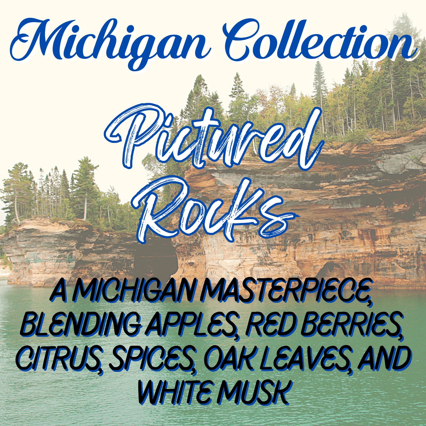 Michigan Hand + Body Lotion | Pictured Rocks Inspired Scent | Choice of Size