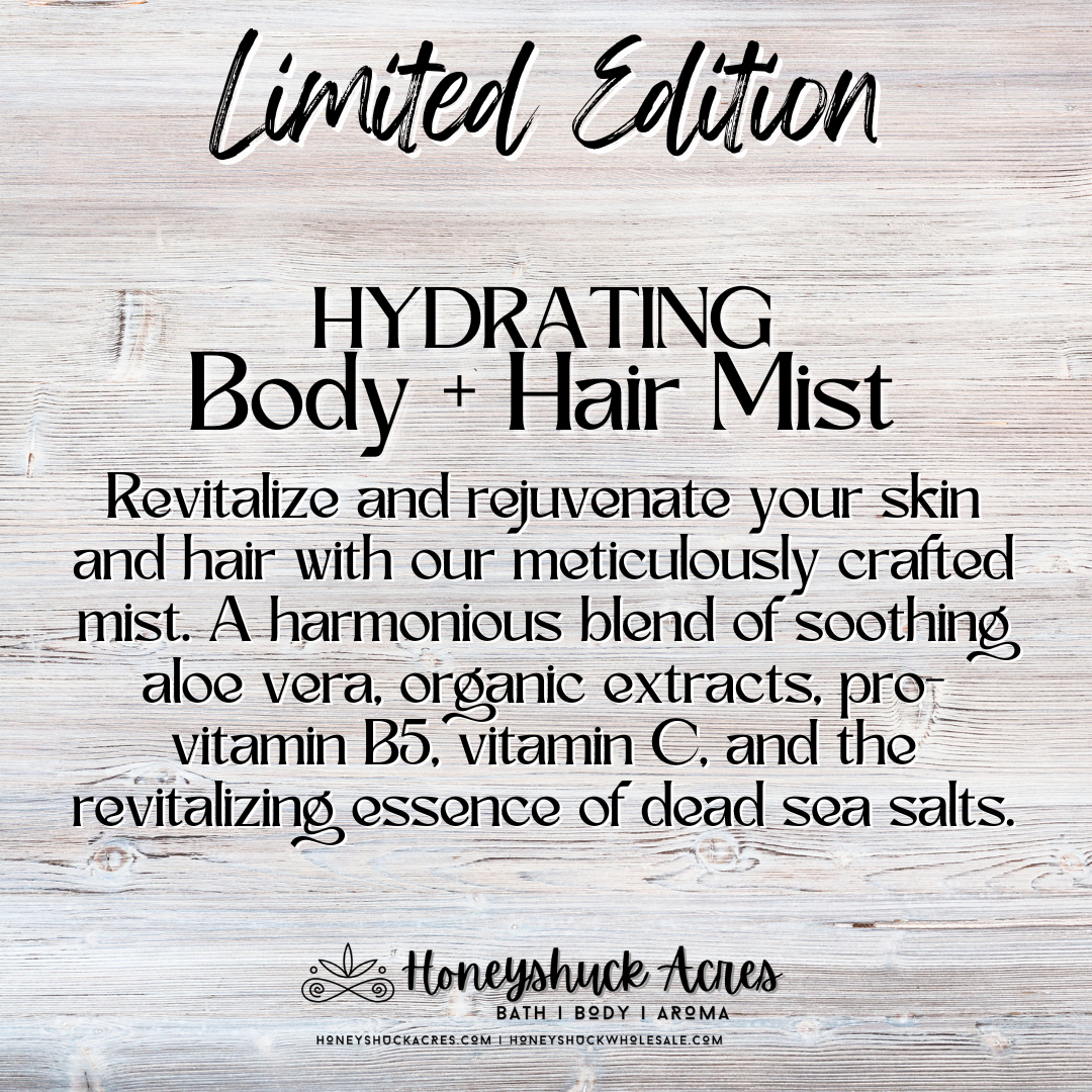 Limited Edition Hydrating Body + Hair Mist | Peach + Berry Bliss