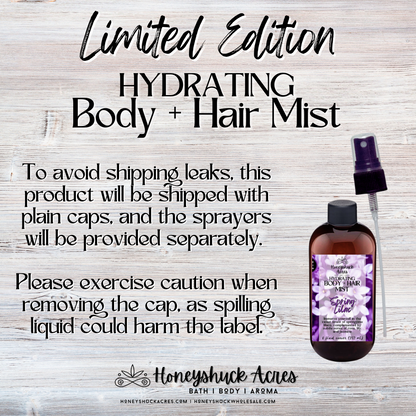 Limited Edition Hydrating Body + Hair Mist | Mahogany Shores