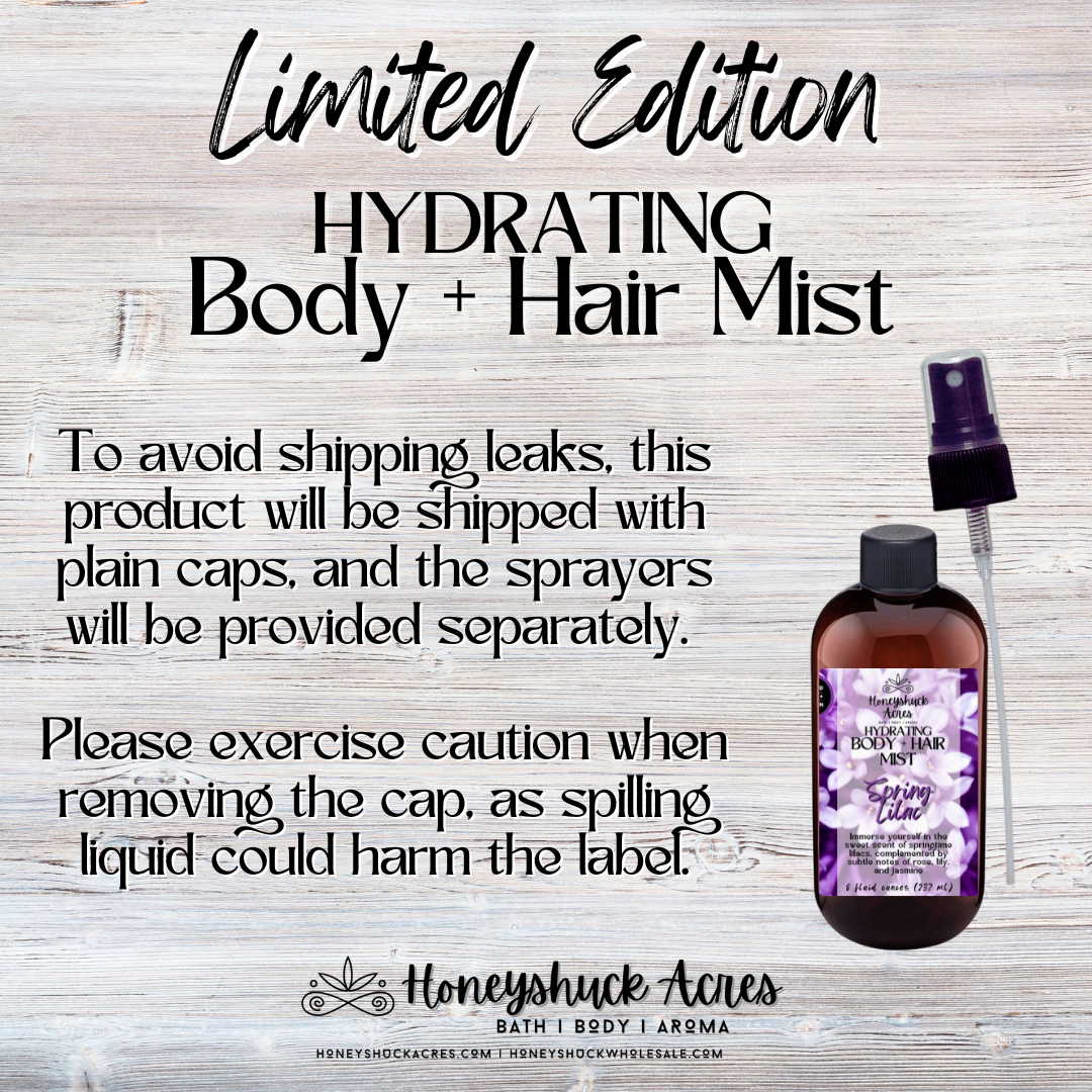 Limited Edition Hydrating Body + Hair Mist | Peach + Berry Bliss