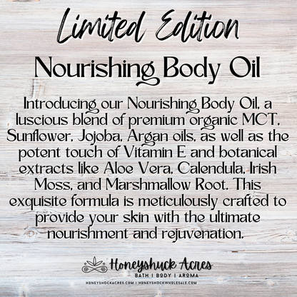Limited Edition Nourishing Body Oil | Mahogany Shores