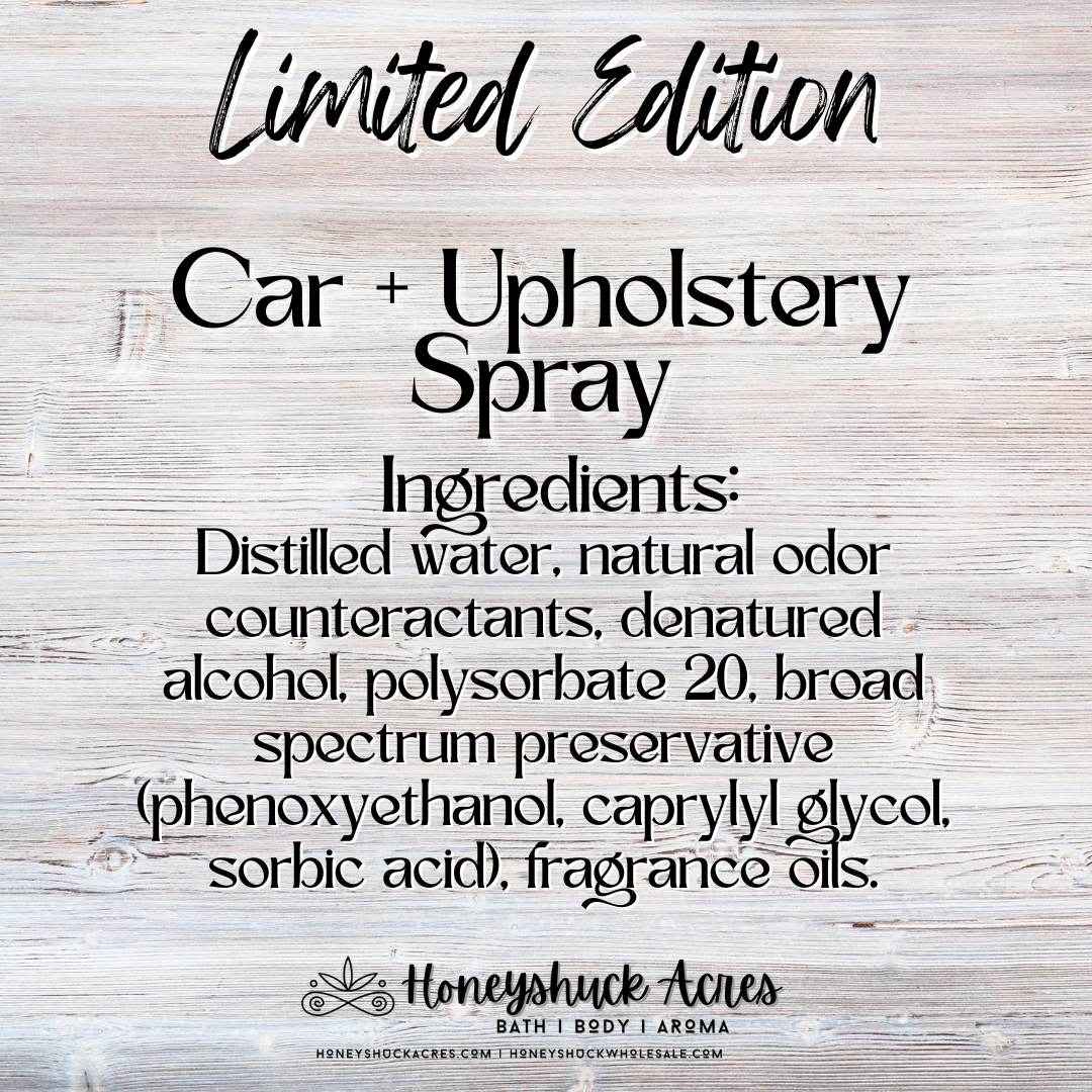 Limited Edition Car + Upholstery Spray | Midnight Blossom | Odor Eliminating Air Freshener