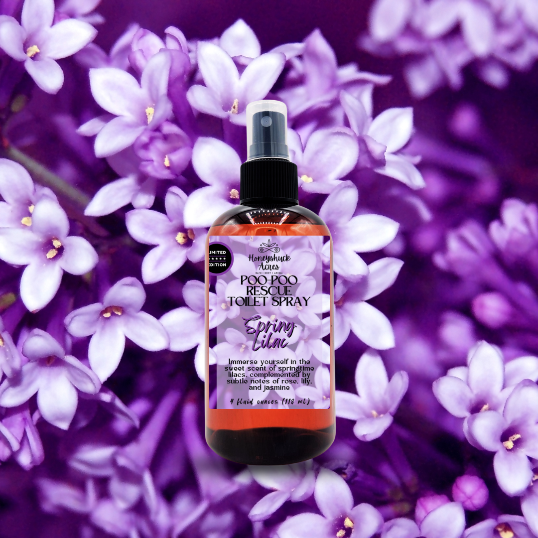 Limited Edition Poo-Poo Rescue Toilet Spray | Spring Lilac | Bowl + Air Freshener