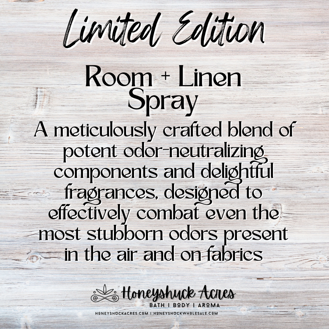 Limited Edition Room + Linen Spray | Mahogany Shores | Odor Eliminating Air Freshener