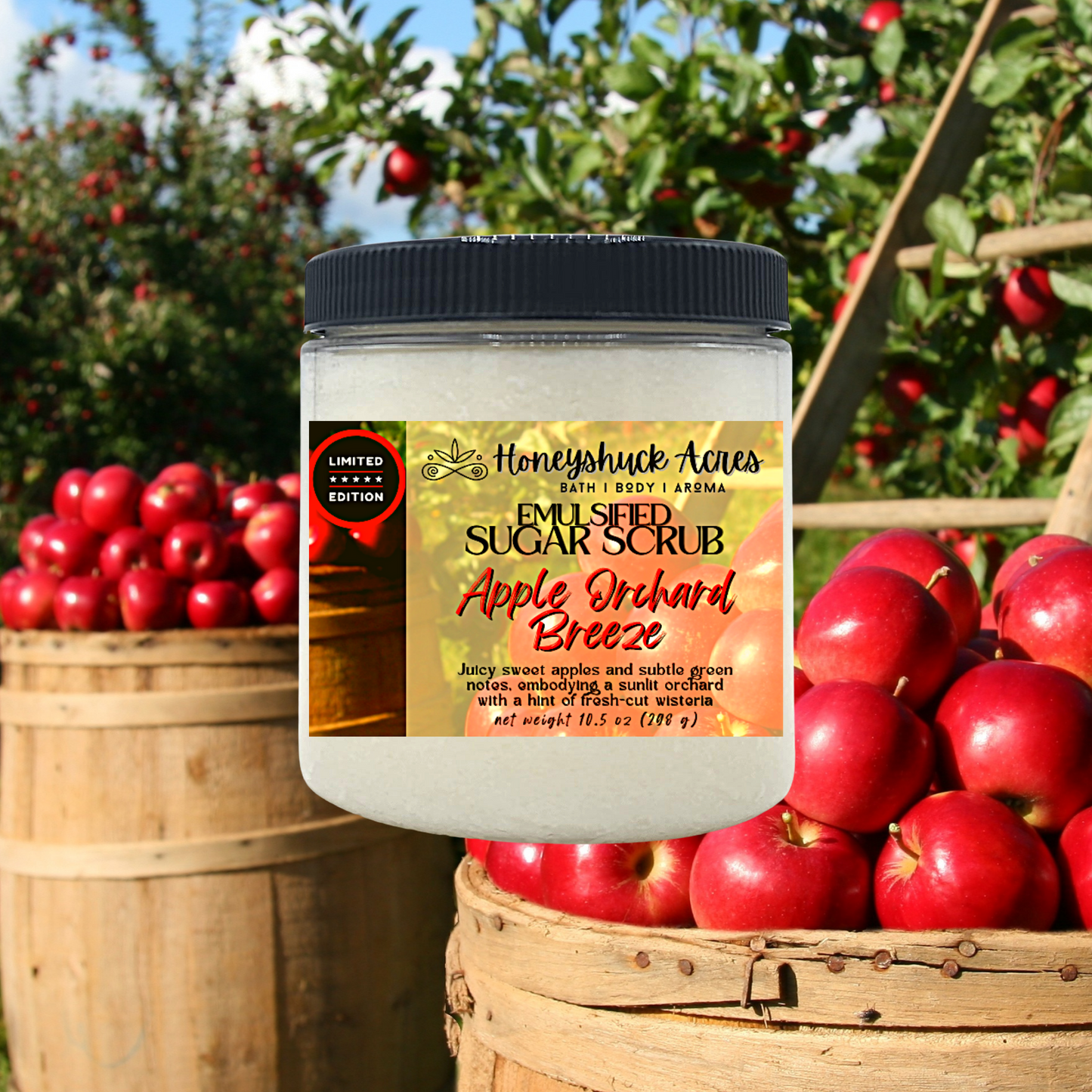 Limited Edition Emulsified Sugar Body Scrub | Apple Orchard Breeze
