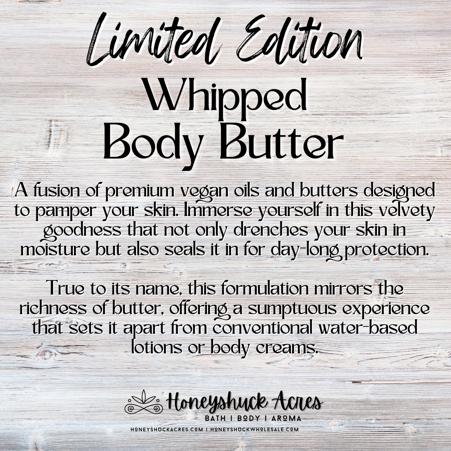 Limited Edition Whipped Body Butter | Midnight Blossom