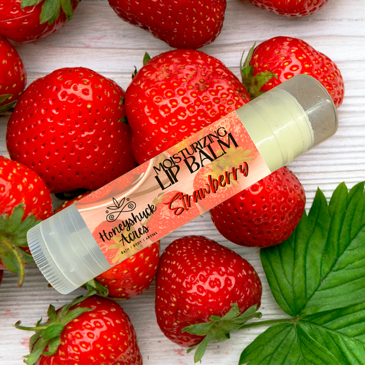 Lip Balm Tube | Strawberry | Vegan | Net Wt 0.15 oz