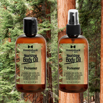 Men's Nourishing Body Oil | Forester | Vegan