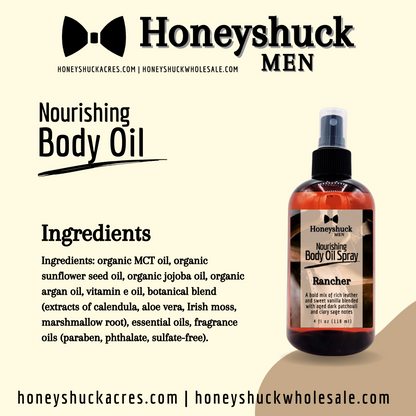 Men's Nourishing Body Oil | Writer | Vegan