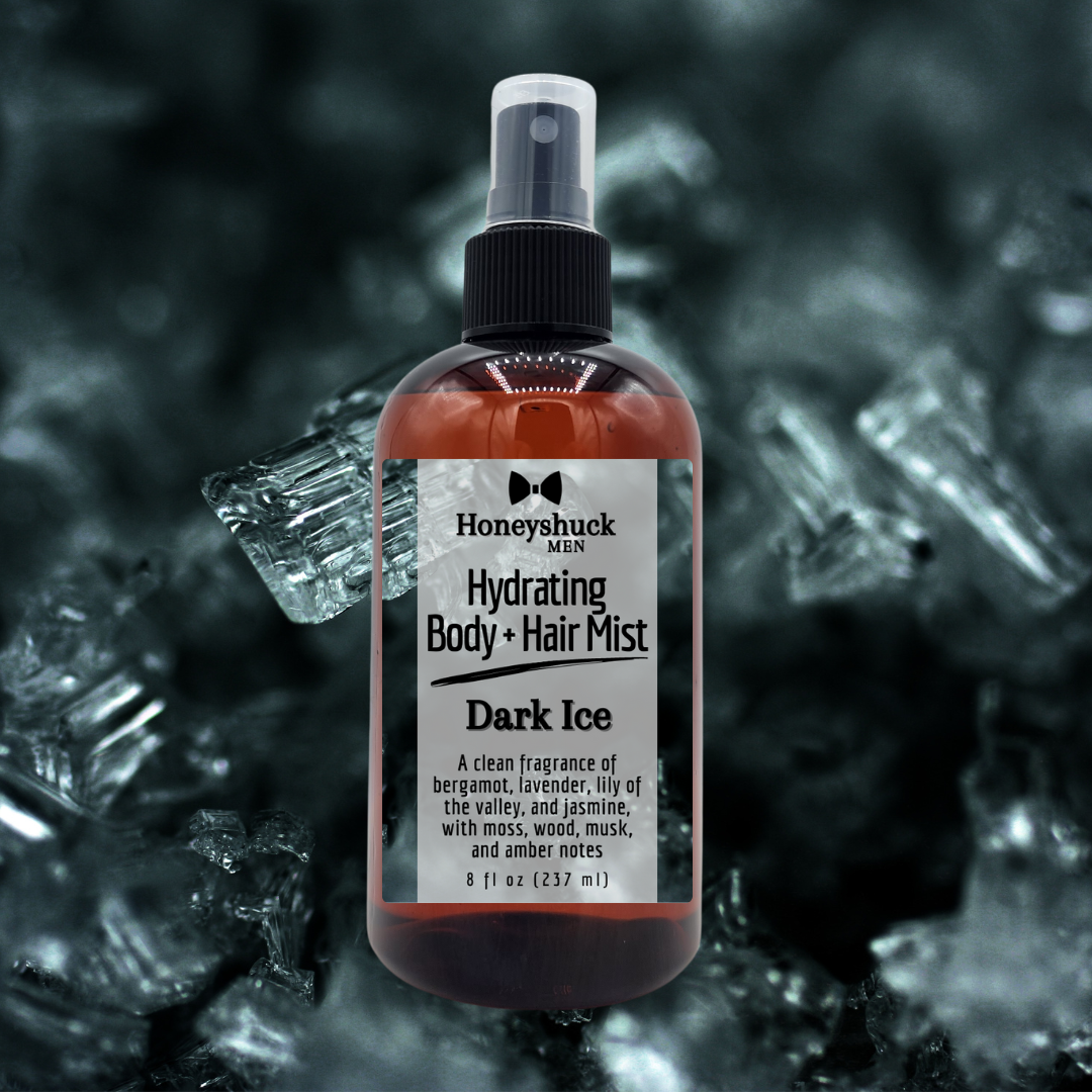 Men's Hydrating Body + Hair Mist | Dark Ice | Choice of Size | Spray